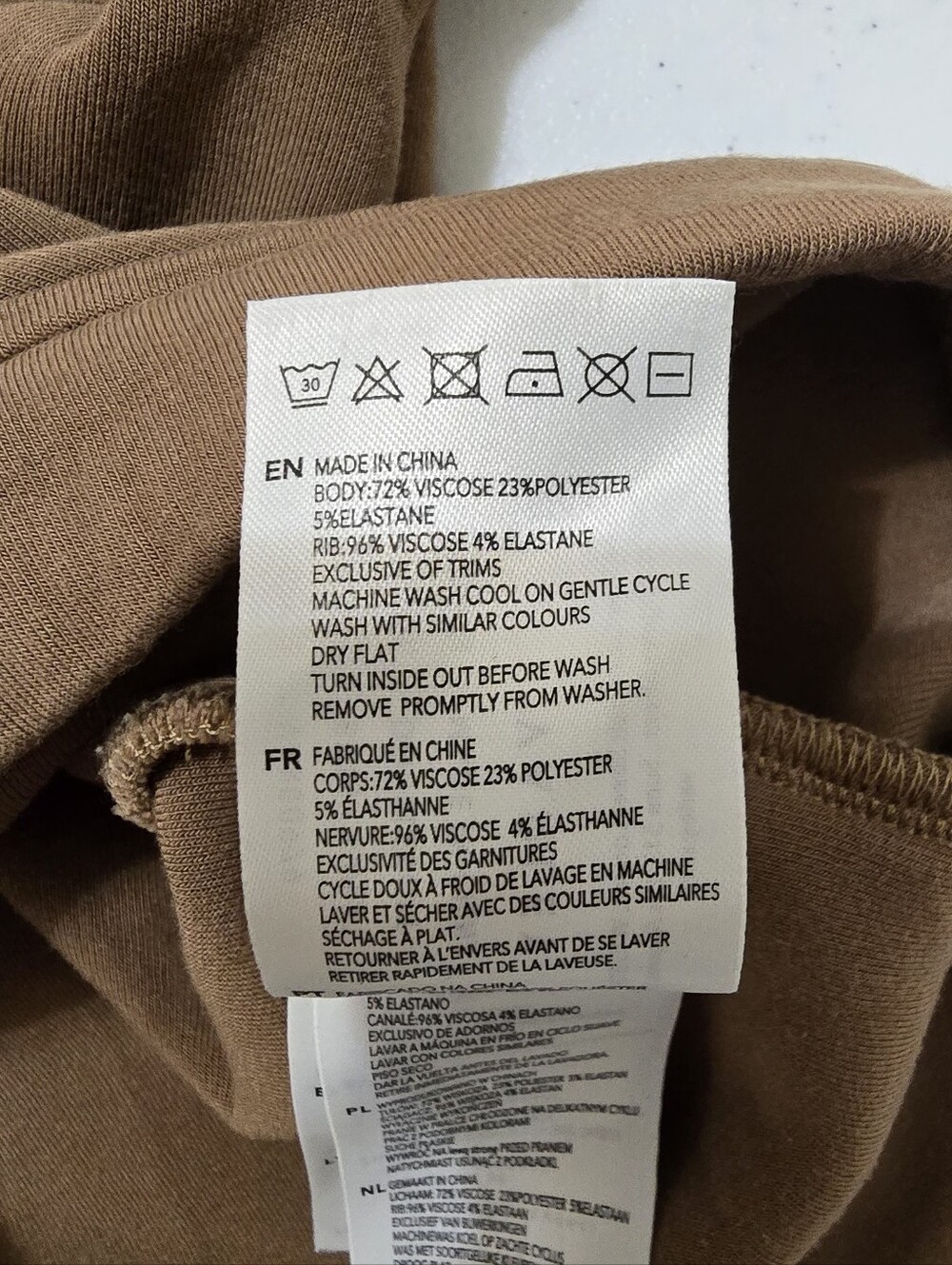 Varley Betsy Sweatshirt in Antler Brown Women's  Small Doublesoft Cozy - Picture 8 of 10